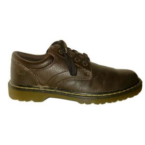 Dr. Martens Ashfield Mens Sz 13M Brown Pebble Leather Mesh Lined Lace Up Shoes